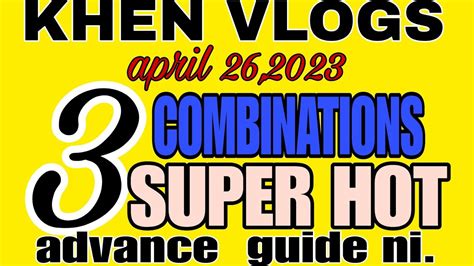 SUPER HOT GUIDE SWERTRES COMBINATIONS .